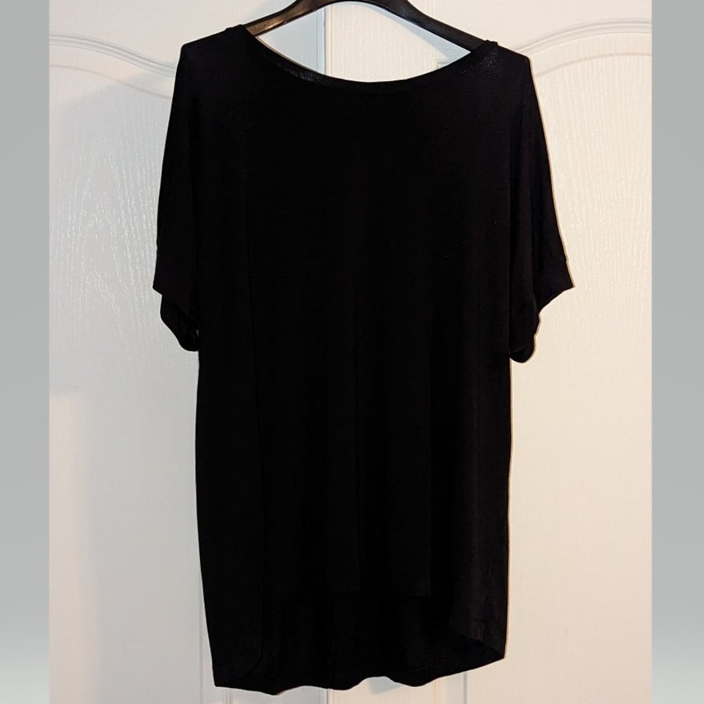 Soma wknd black tunic tee